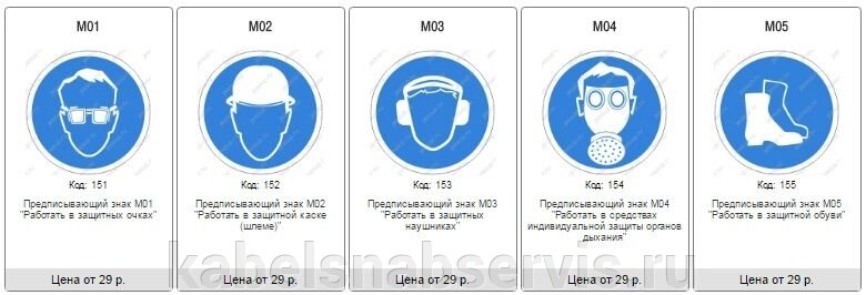 Знаки безопасности и обозначения опасных зон Industrial Safety - опт