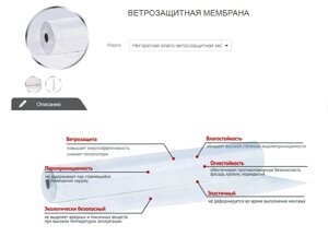 Ветровлагозащитная мембрана