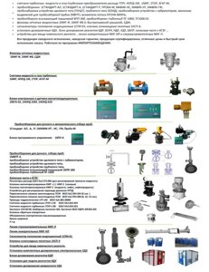 Cчетчики турбинные жидкости и газа, фильтры сетчатые жидкостные, сигнализаторы, установки дозировочные УДЭ