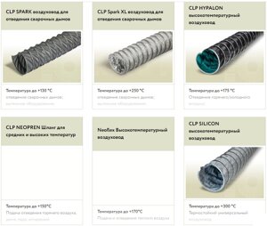 Высокотемпературные шланги и рукава
