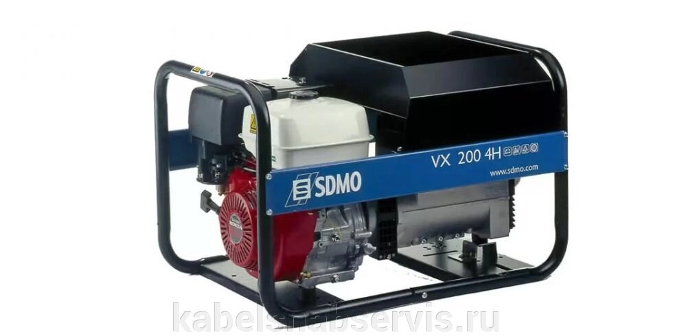 Бензогенератор с функцией сварки SDMO-VX200/4 HC - преимущества