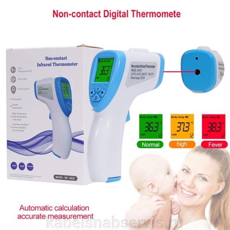 Термометры инфракрасные CKT1503 для измерения температуры тела человека - отзывы