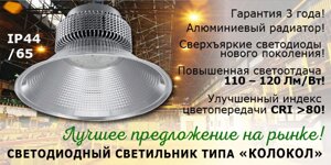 Промышленные купольные светильники эконом сегмент.