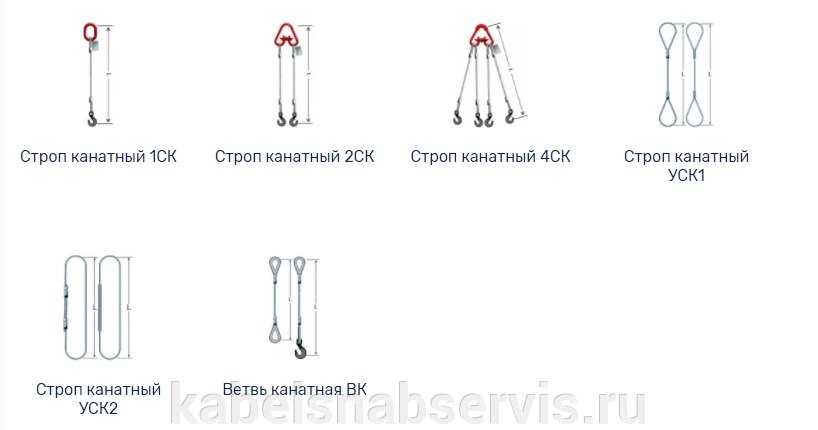 Стропы (Текстильные круглопрядные стропы, ленточные стропы, цепные стропы) от компании Группа Компаний КабельСнабСервис - фото 1