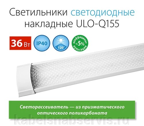 Светильники светодиодные накладные ULO-Q155