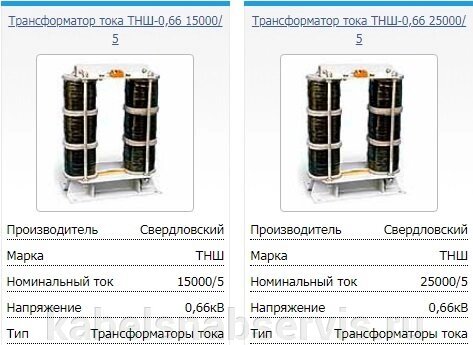 Трансформаторы тока ТНШ-0,66 от компании Группа Компаний КабельСнабСервис - фото 1