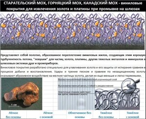 Виниловый старательский мох, горняцкий мох, канадский мох