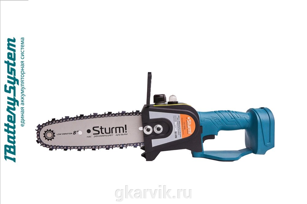 Аккумуляторная цепная пила Sturm! CSC1808BL 1BatterySystem без ЗУ и АКБ от компании ООО ПФК АРВИК - фото 1