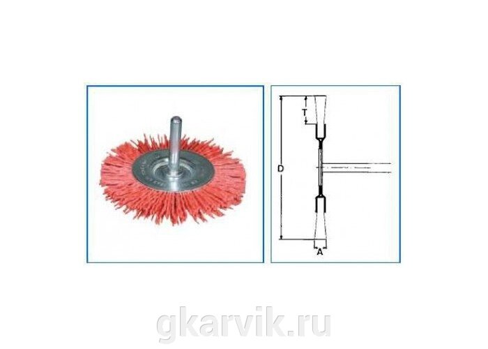 Циллиндрические щетки Osborn, полимерабразив, оксид алюминия от компании ООО ПФК АРВИК - фото 1