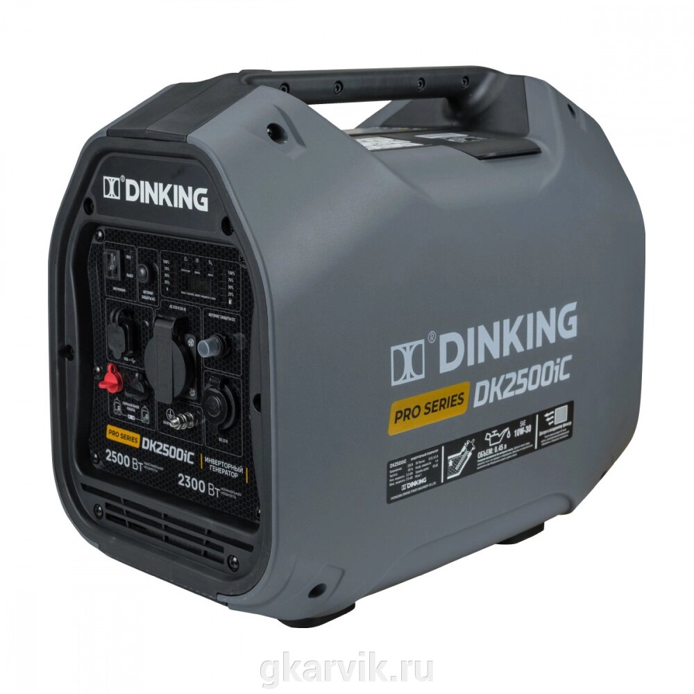 Генератор бензиновый инверторный Dinking DK2500iC (2.5кВт, 230В/50Гц, DK164F/P-2, бак 4л.) от компании ООО ПФК АРВИК - фото 1