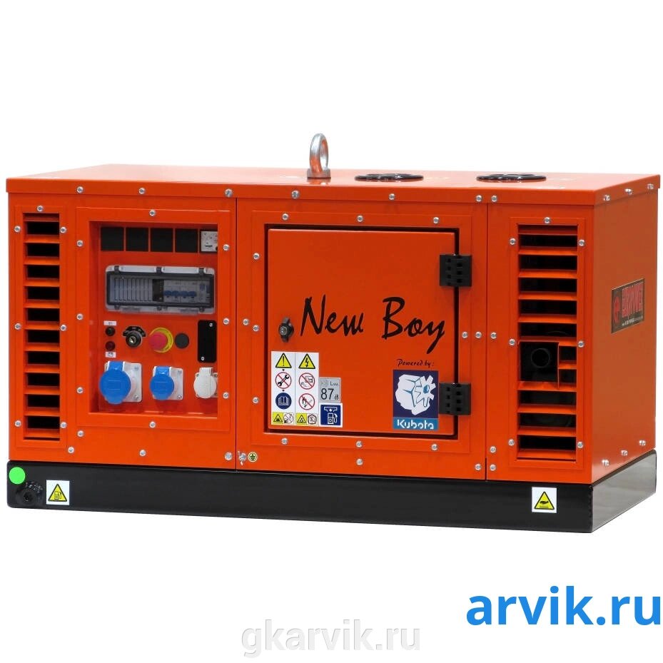 Генератор дизельный EUROPOWER EPS 73 DE серия NEW BOY от компании ООО ПФК АРВИК - фото 1