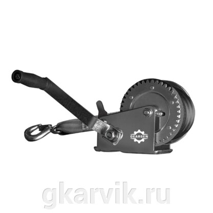 Лебедка ручная барабанная GEARSEN FD 0510 (лента) от компании ООО ПФК АРВИК - фото 1