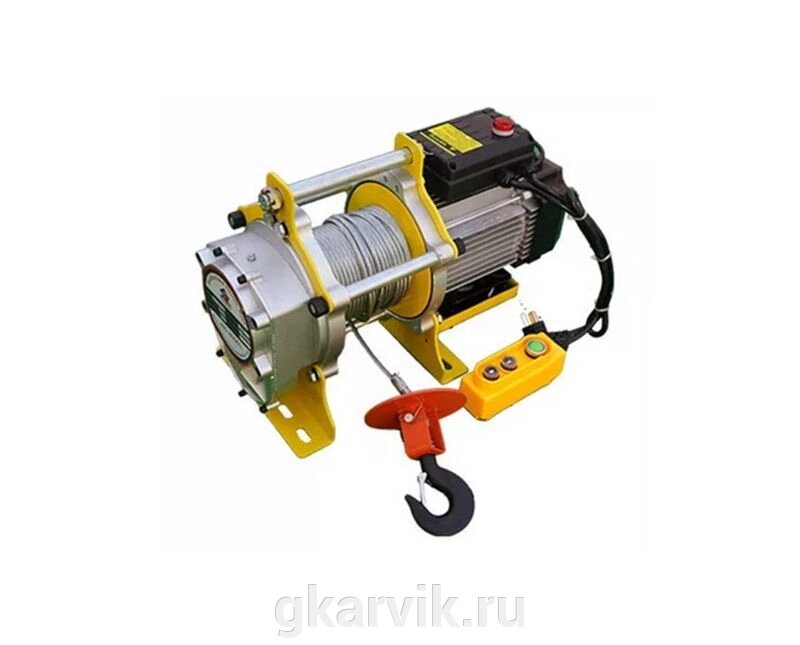 Лебедка TOR CD-200/400-A (KCD-200/400 kg, 220В) с канатом 60 м (алюминиевый корпус) от компании ООО ПФК АРВИК - фото 1