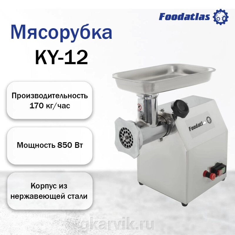 Мясорубка Foodatlas KY-12 от компании ООО ПФК АРВИК - фото 1