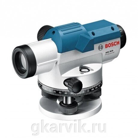 Оптический нивелир Bosch GOL 26 D + штатив BT 160 и рейка GR 500 от компании ООО ПФК АРВИК - фото 1