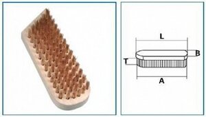 Бейцевальные щётки: фосфор бронза/фибра/кожа
