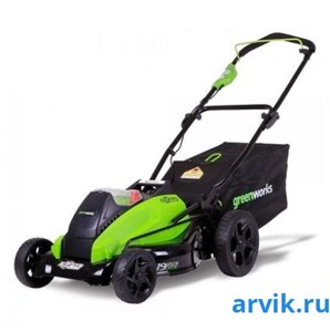 Газонокосилка аккумуляторная GreenWorks GD40LM45