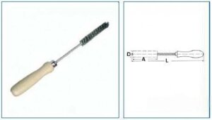 Щетки для чистки отверстий, гофрированная стальная проволока