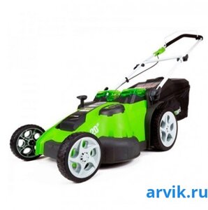 Газонокосилка аккумуляторная GreenWorks G40LM49DB