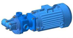 Шестеренный cамовсасывающий насос БШМ-40 (547.00.00.00-04)