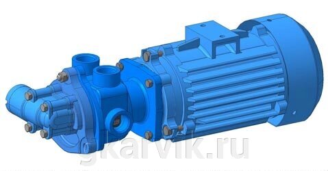 Шестеренный cамовсасывающий насос БШМ-100 (547.00.00.00-07) от компании ООО ПФК АРВИК - фото 1