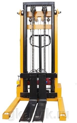 Штабелер с электроподъемом 1,5 т 2,5 м TOR TSW с лебедкой без пульта от компании ООО ПФК АРВИК - фото 1