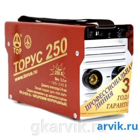 Сварочный инвертор ТОРУС-250 ЭКСТРА (НАКС) (кейс) от компании ООО ПФК АРВИК - фото 1