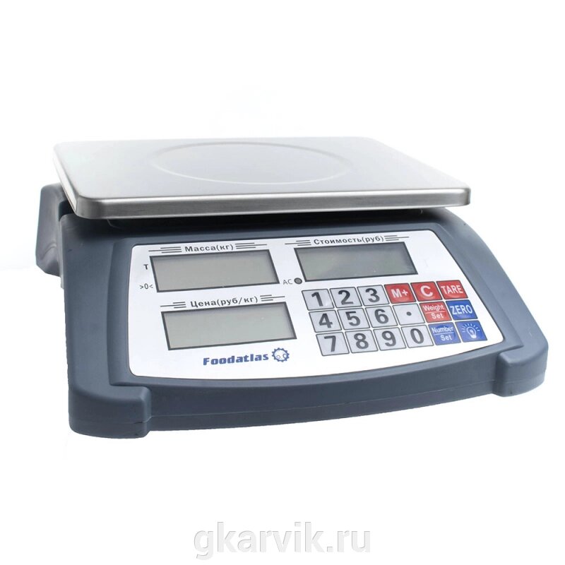 Торговые весы Foodatlas 30кг/1гр YZ-506 от компании ООО ПФК АРВИК - фото 1