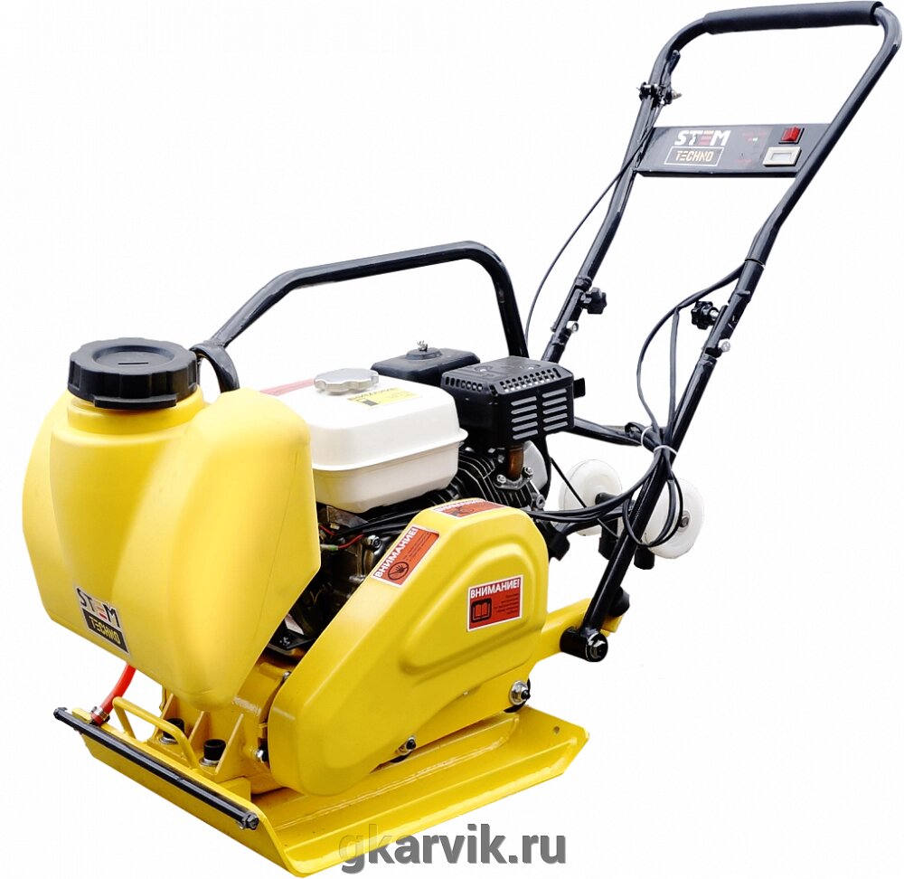 Виброплита STEM Techno SPC-161 (бензиновая, Honda GX160, 4,0 (5,5) кН (л. с.), 67 кг) от компании ООО ПФК АРВИК - фото 1