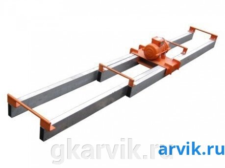 Виброрейка телескопическая ЭВ-403 (алюм.) L=3,05...5,65m (220) от компании ООО ПФК АРВИК - фото 1
