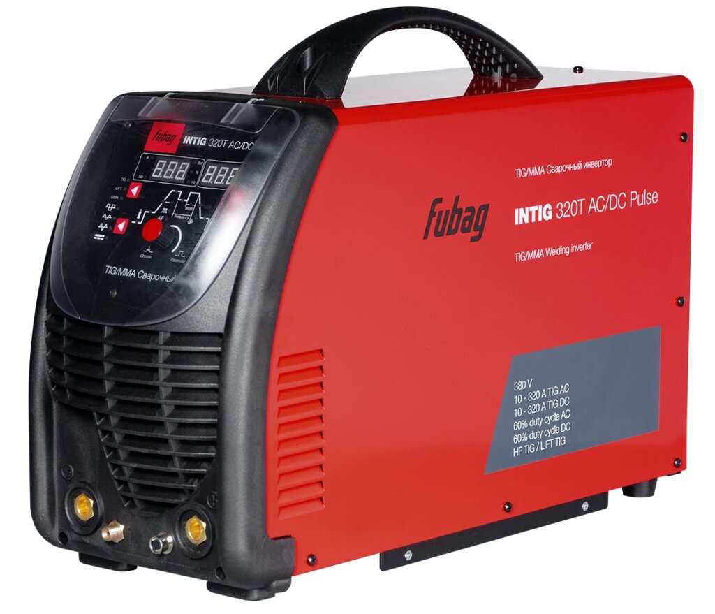 Аппарат аргонодуговой сварки (TIG / MMA) FUBAG INTIG 320 T AC/DC PULSE с горелкой от компании Дилер-НН - оборудование и инструмент для автосервиса и шиномонтажа - фото 1