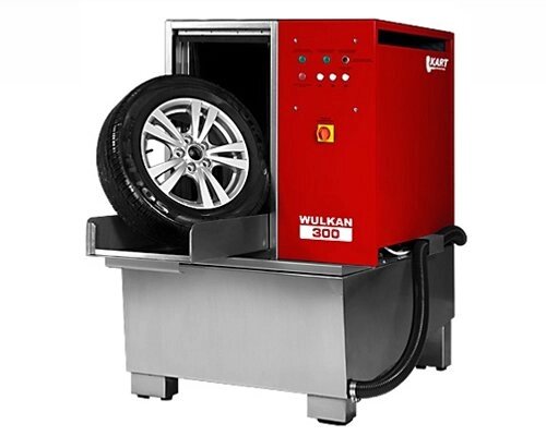 Автоматическая мойка колес KART Wulkan 300 красный от компании Дилер-НН - оборудование и инструмент для автосервиса и шиномонтажа - фото 1