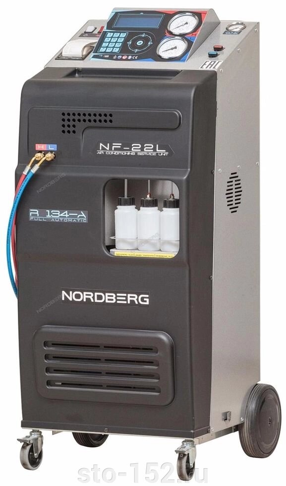 Автоматическая установка для заправки автомобильных кондиционеров Nordberg NF22L от компании Дилер-НН - оборудование и инструмент для автосервиса и шиномонтажа - фото 1