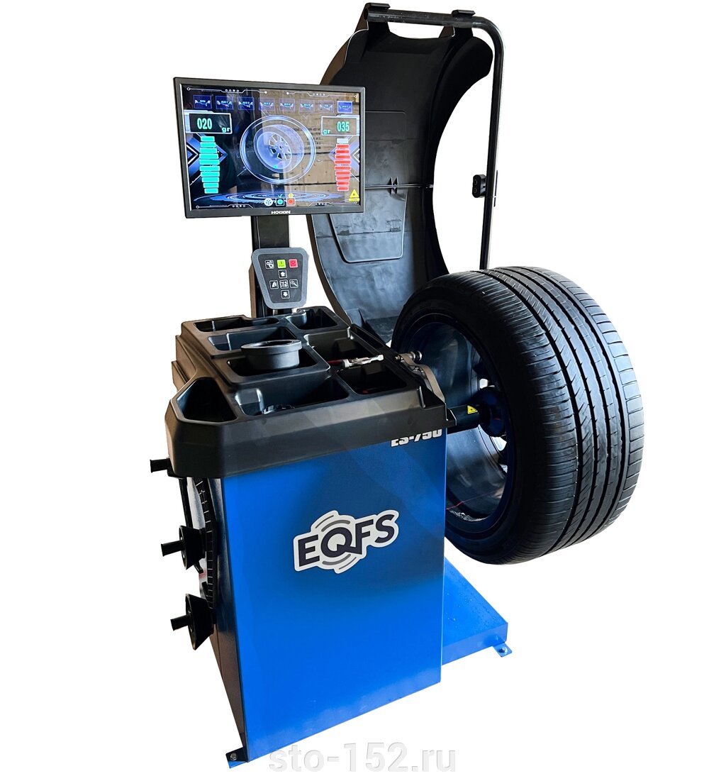 Автоматический балансировочный станок ES-750 EQFS от компании Дилер-НН - оборудование и инструмент для автосервиса и шиномонтажа - фото 1