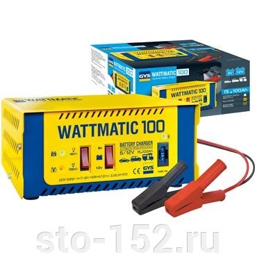 Автоматическое зарядное устройство GYS Wattmatic 100, 24823 от компании Дилер-НН - оборудование и инструмент для автосервиса и шиномонтажа - фото 1