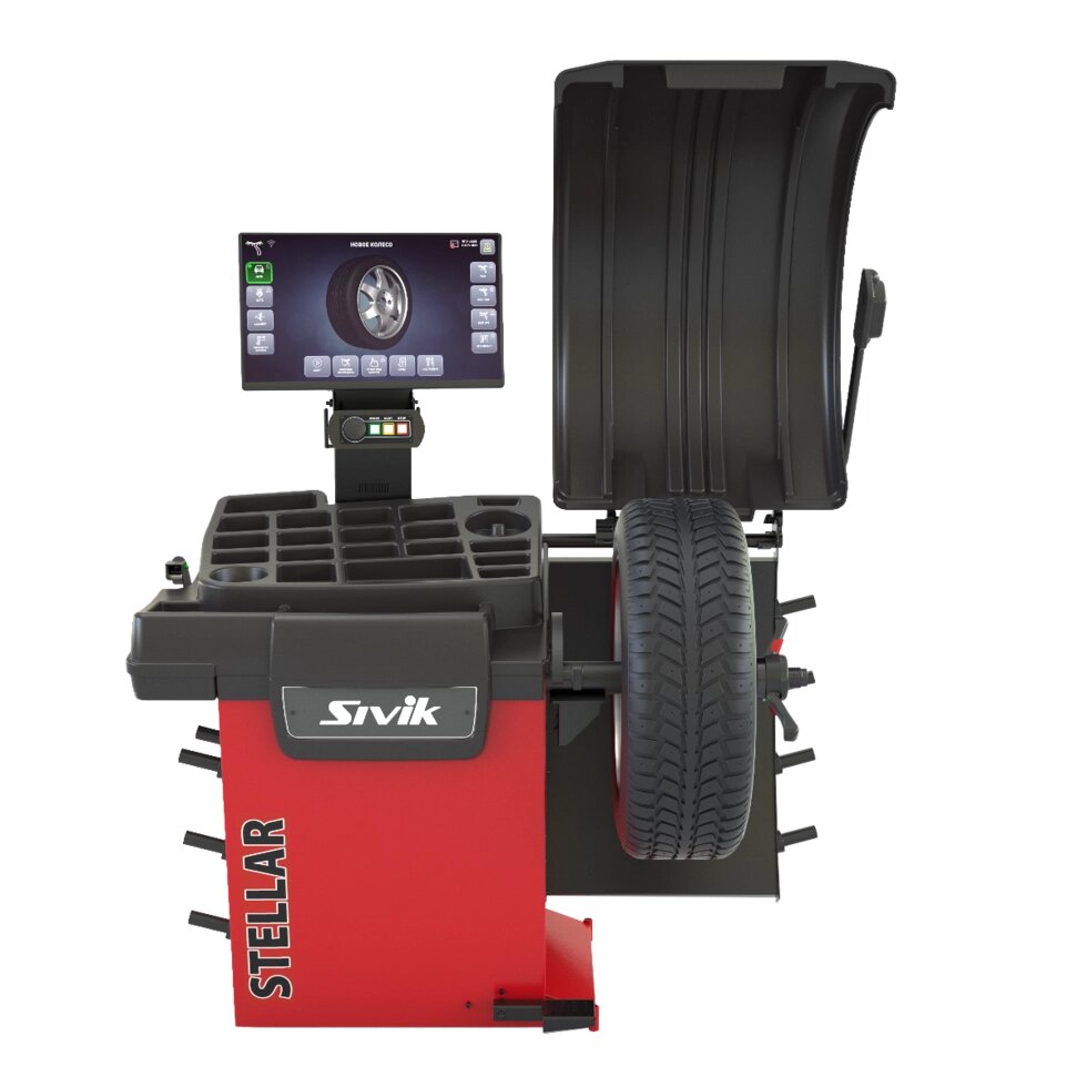 Балансировочный станок SIVIK STELLAR СБМП-60/3D Pro (УЗ, ТЛУ) от компании Дилер-НН - оборудование и инструмент для автосервиса и шиномонтажа - фото 1