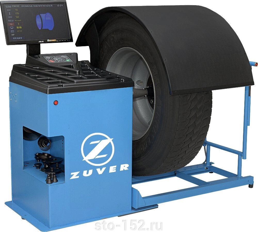 Балансировочный станок (стенд) для колес грузовых автомобилей Zuver (Евросоюз) Craft 2362 L от компании Дилер-НН - оборудование и инструмент для автосервиса и шиномонтажа - фото 1