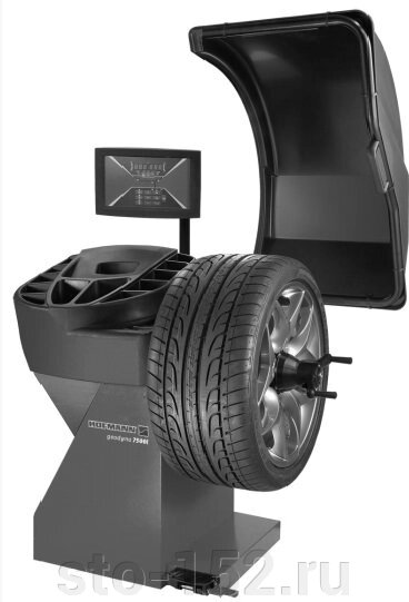 Балансировочный станок (стенд) для колес Hofmann Geodyna 7500L. Цвет серый RAL 7040 от компании Дилер-НН - оборудование и инструмент для автосервиса и шиномонтажа - фото 1