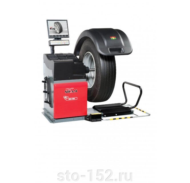 Балансировочный стенд для колес грузовых автомобилей с ЖК-монитором Sicam (Италия) SBM V955 от компании Дилер-НН - оборудование и инструмент для автосервиса и шиномонтажа - фото 1