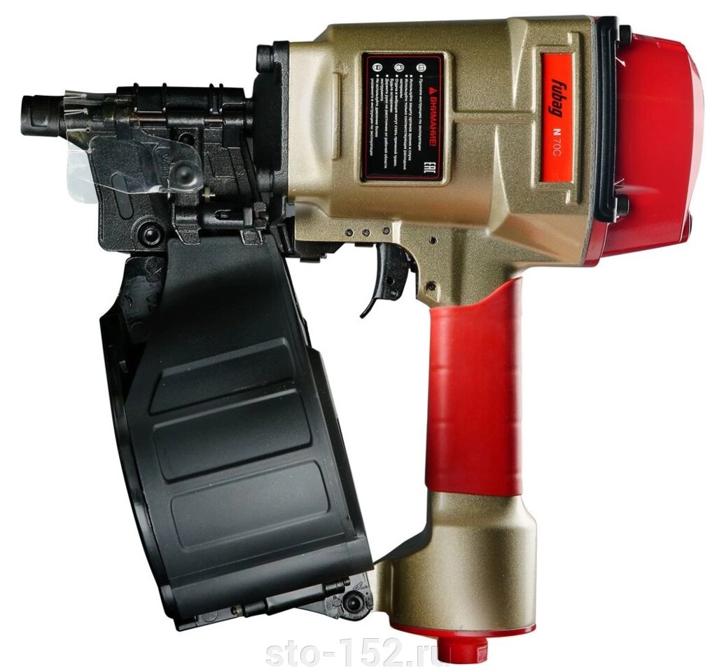 Барабанный пистолет для забивания гвоздей FUBAG N70C от компании Дилер-НН - оборудование и инструмент для автосервиса и шиномонтажа - фото 1