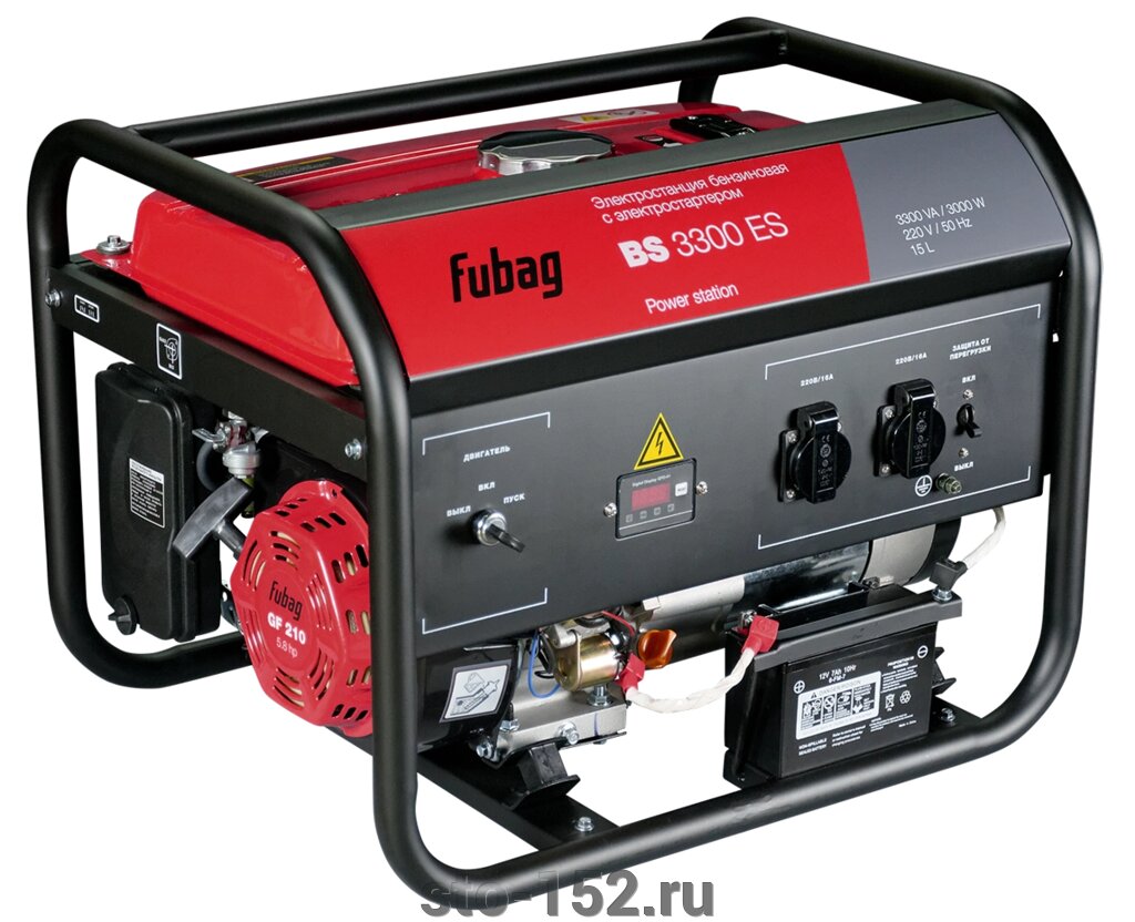 Бензиновый генератор FUBAG BS 3300 ES от компании Дилер-НН - оборудование и инструмент для автосервиса и шиномонтажа - фото 1