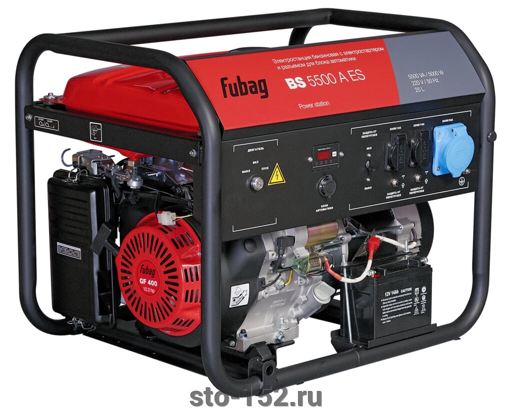 Бензиновый генератор FUBAG BS 5500 A ES от компании Дилер-НН - оборудование и инструмент для автосервиса и шиномонтажа - фото 1