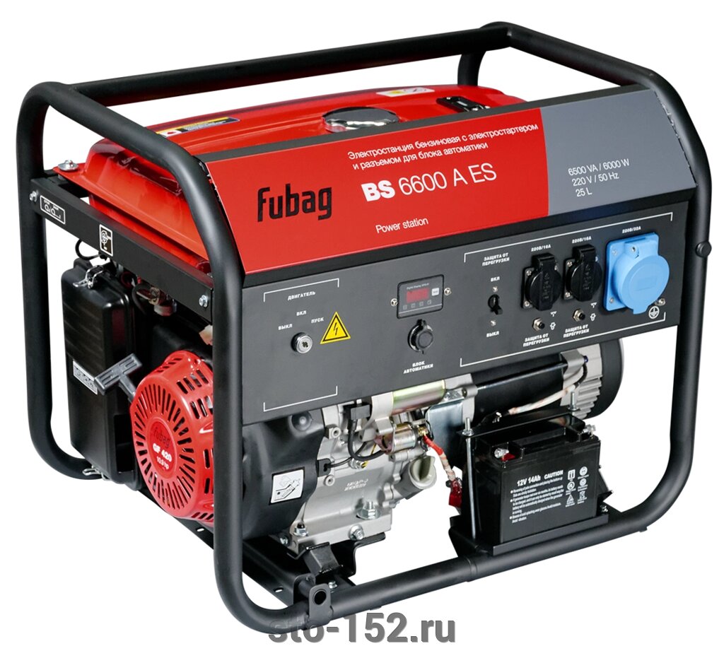 Бензиновый генератор FUBAG BS 6600 A ES от компании Дилер-НН - оборудование и инструмент для автосервиса и шиномонтажа - фото 1