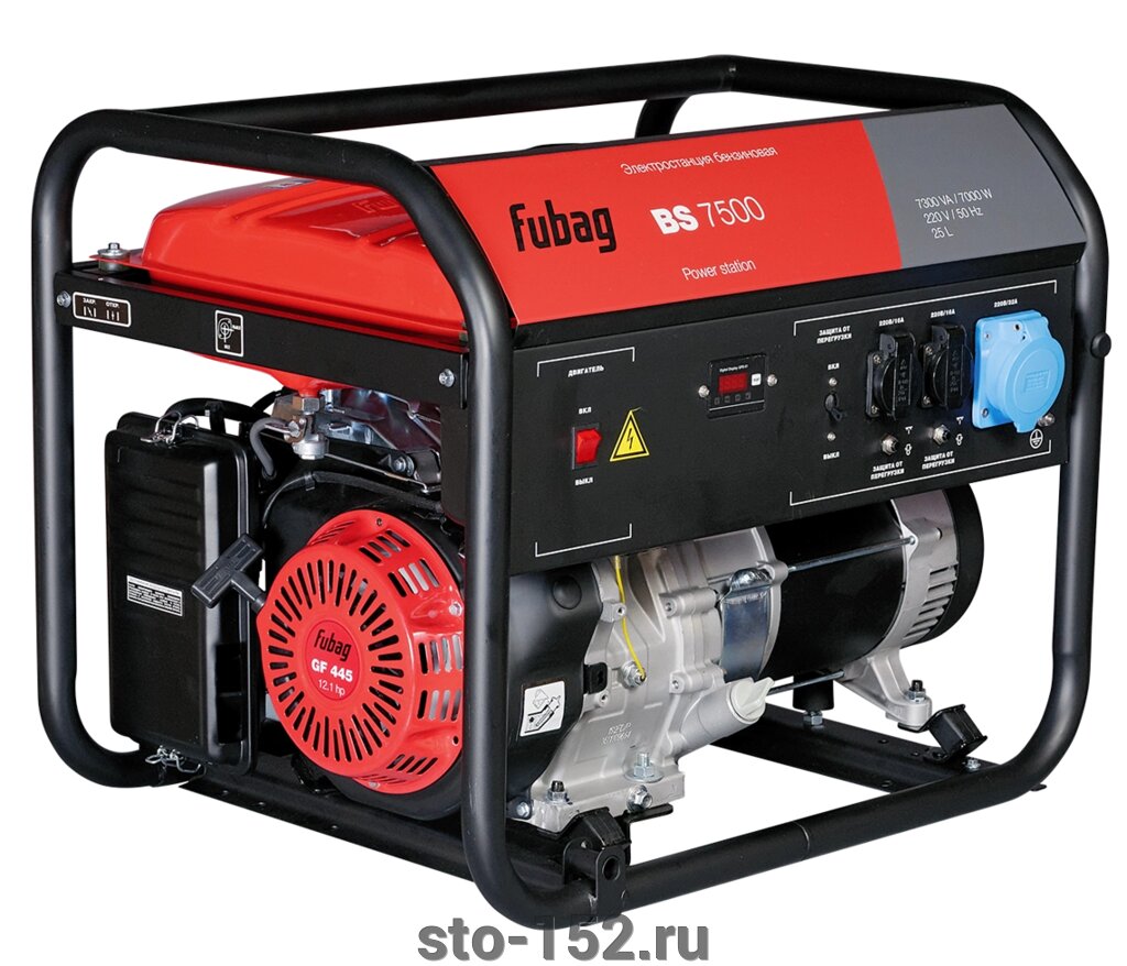 Бензиновый генератор FUBAG BS 7500 от компании Дилер-НН - оборудование и инструмент для автосервиса и шиномонтажа - фото 1