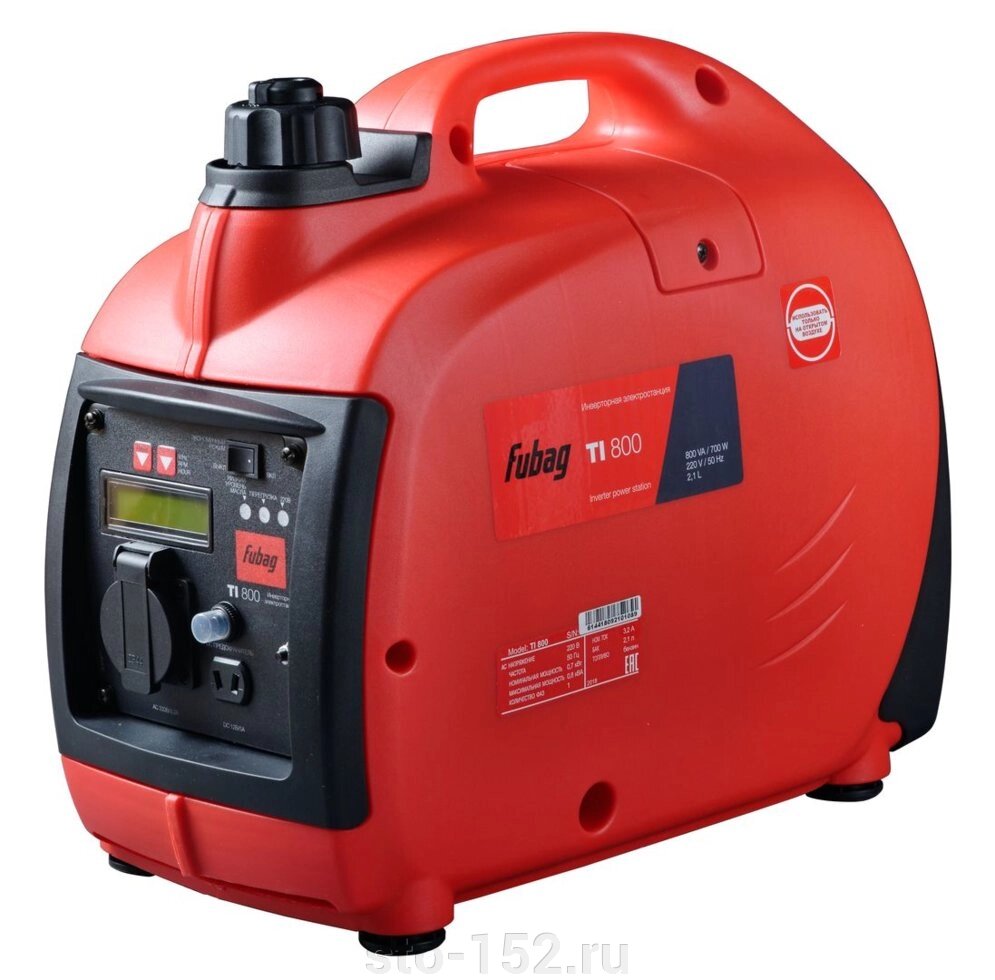 Бензиновый инверторный цифровой генератор FUBAG TI 800 от компании Дилер-НН - оборудование и инструмент для автосервиса и шиномонтажа - фото 1