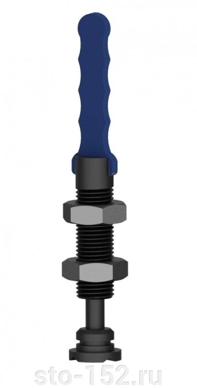 Быстрозажимной цилиндр для инструмента рычаг с поворотом на 360° штоковый от компании Дилер-НН - оборудование и инструмент для автосервиса и шиномонтажа - фото 1