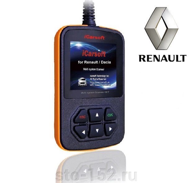 Диагностический сканер iCarsoft i907, для Renault от компании Дилер-НН - оборудование и инструмент для автосервиса и шиномонтажа - фото 1