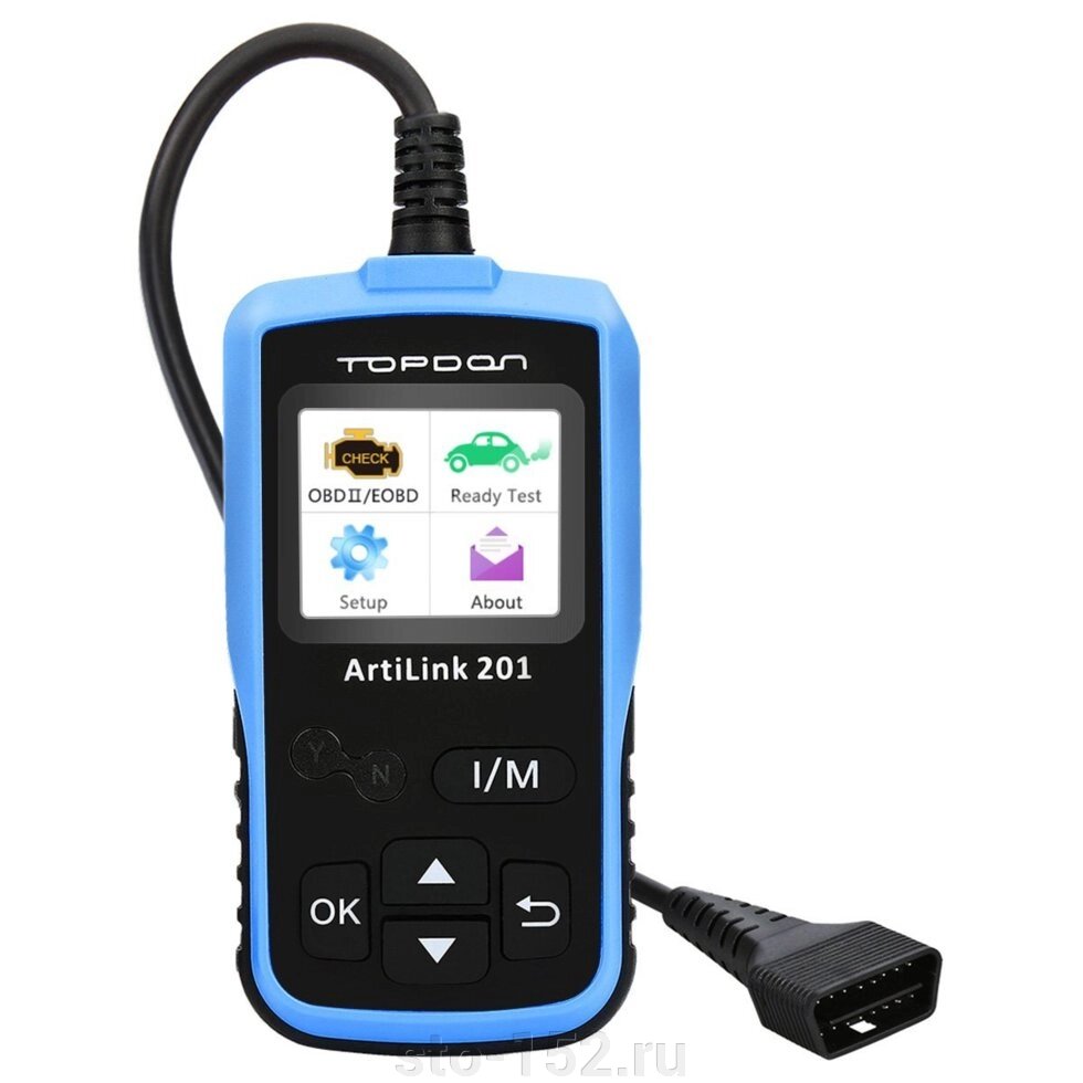 Диагностический сканер TOPDON ArtiLink 201 от компании Дилер-НН - оборудование и инструмент для автосервиса и шиномонтажа - фото 1