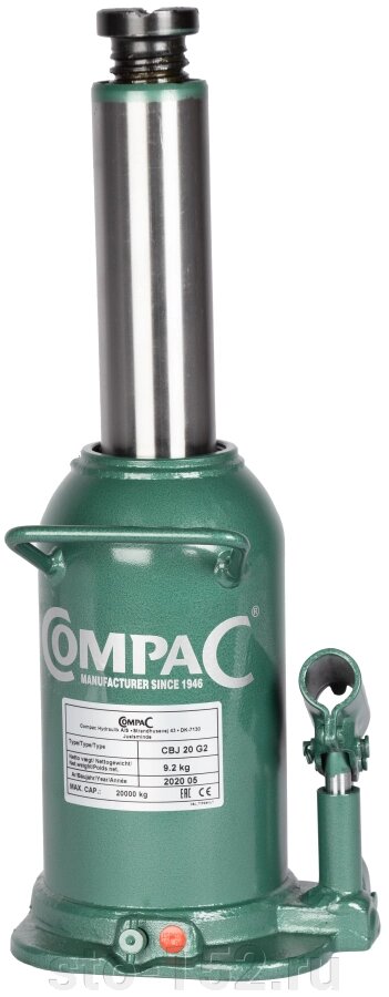 Домкрат гидравлический бутылочный Compac CBJ 20 (G2). 985012T от компании Дилер-НН - оборудование и инструмент для автосервиса и шиномонтажа - фото 1