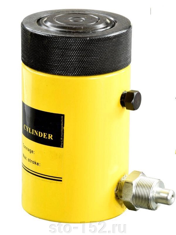 Домкрат гидравлический TOR HHYG-20150LS (ДГ20П150Г), 20т с фиксирующей гайкой от компании Дилер-НН - оборудование и инструмент для автосервиса и шиномонтажа - фото 1